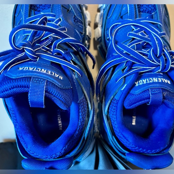 Balenciaga Faded Blue Track Sneakers - Picture 7 of 9